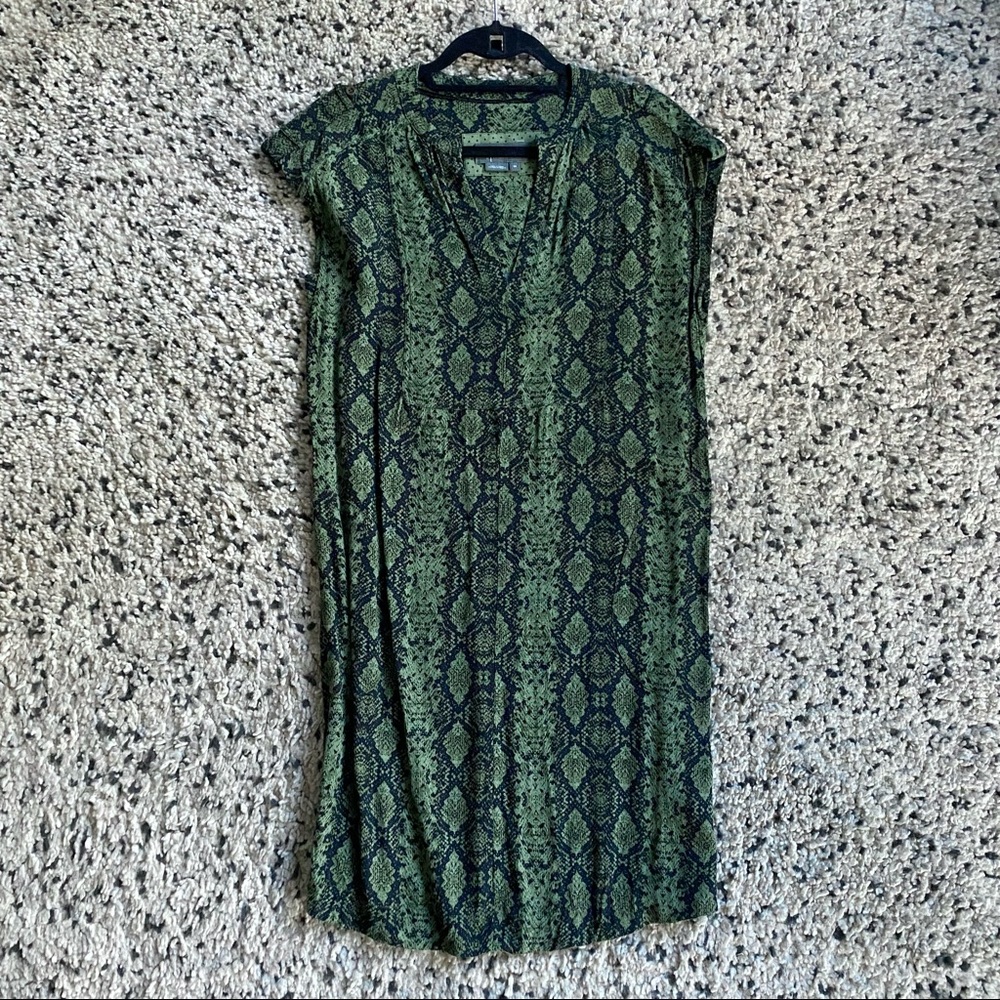 Anthropologie Snakeskin printed dress